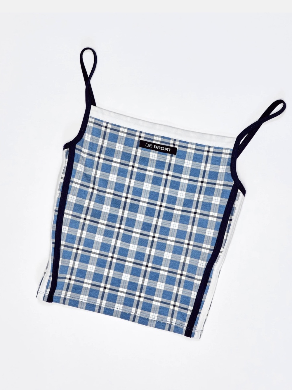 Dairy Boy NWT Square Neck Tank Greenwich Plaid (L)